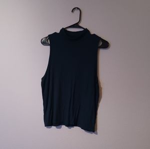 American Eagle Teal Soft & Sexy Ribbed Tank Size L